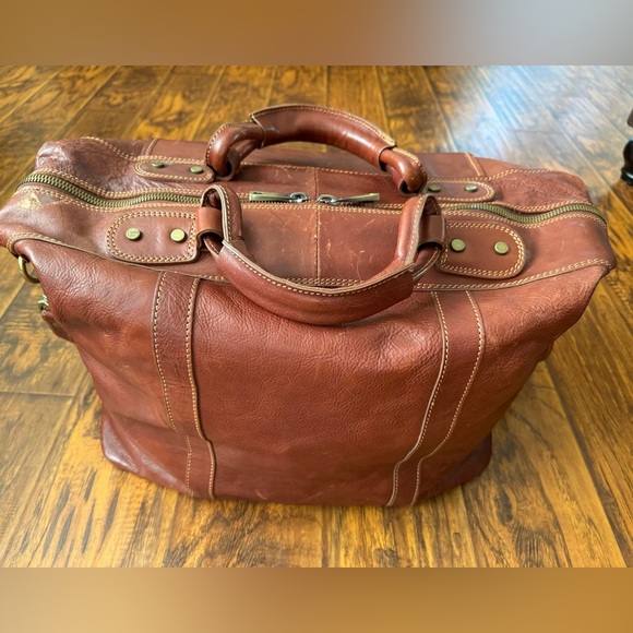 Floto Leather Duffle Bag - Picture 3 of 16